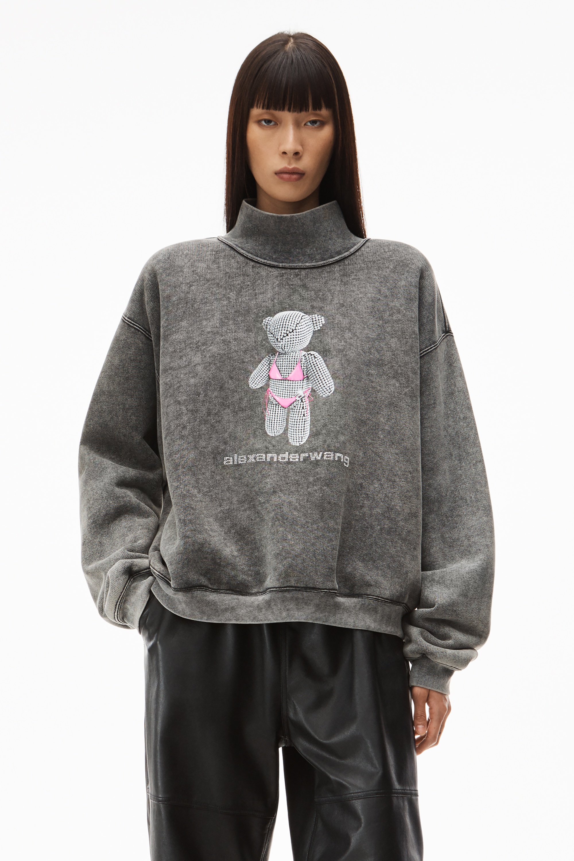 TEDDY BEAR GRAPHIC SWEATSHIRT IN TERRY - 3