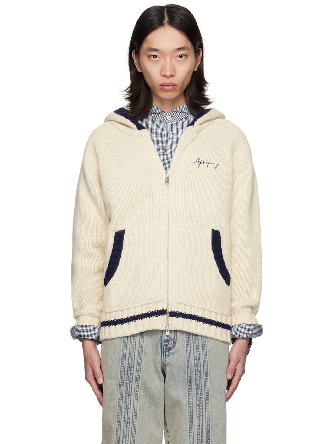 Off-White Embroidered Desert Hoodie - 1