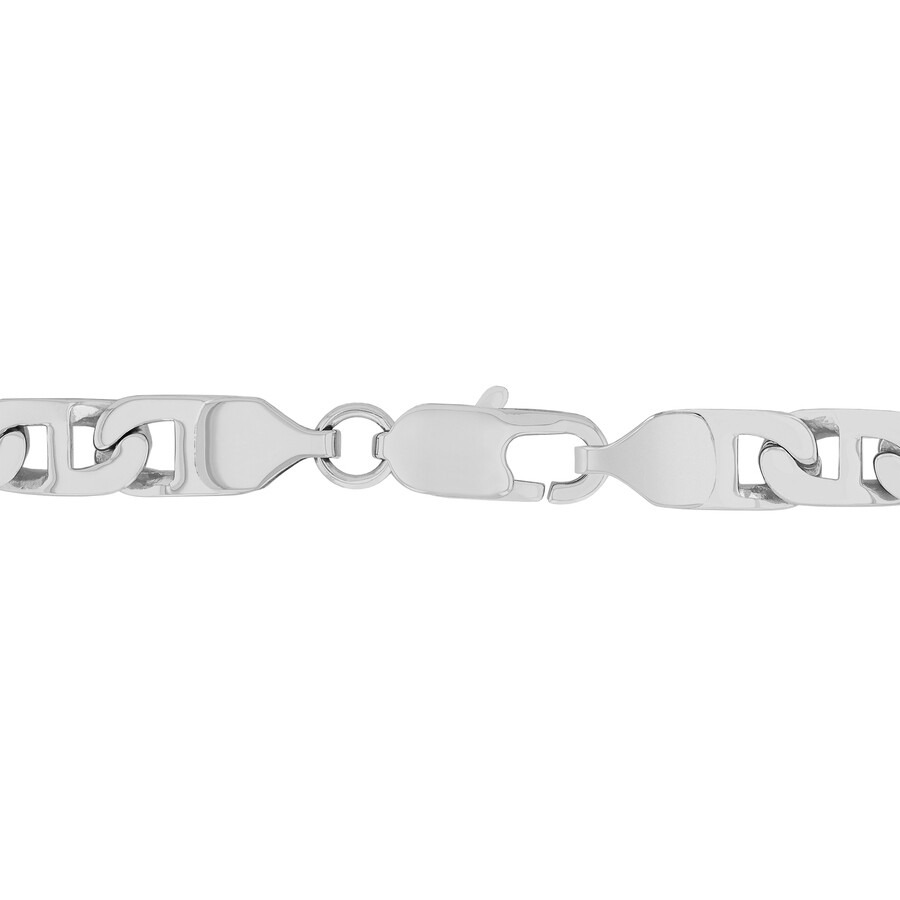 Robert Alton - Robert Alton Mariner Link Stainless Steel Necklace and Bracelet Set for Men - 6