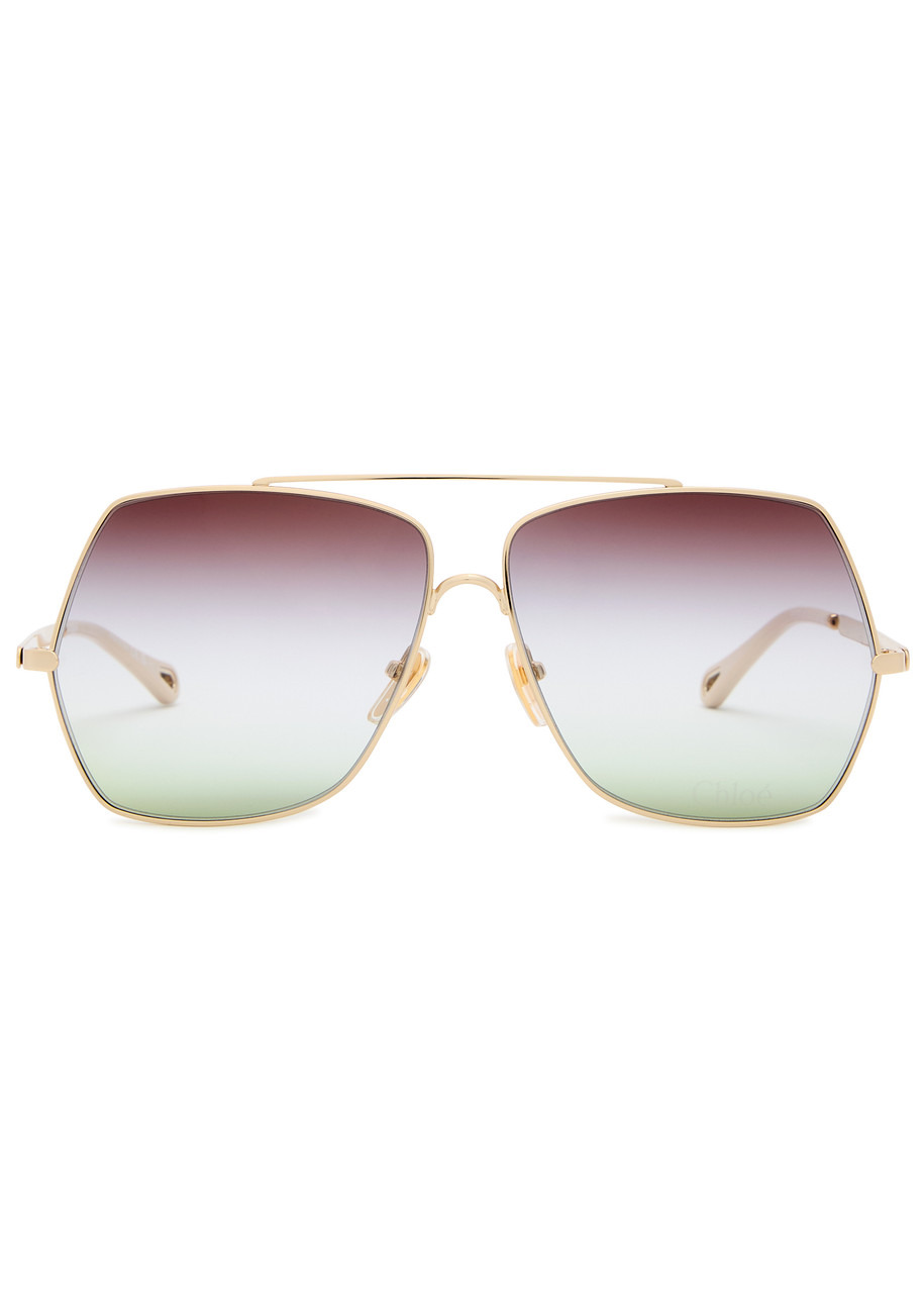Chloe Aviator-style Sunglasses - 2