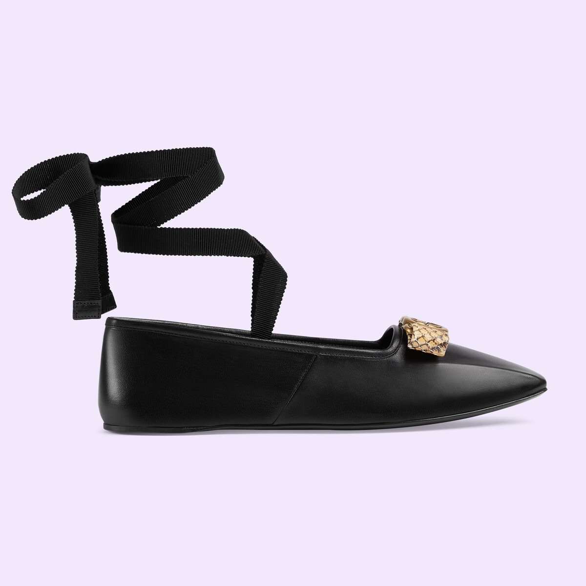 Women's Interlocking G ballet flat - 1