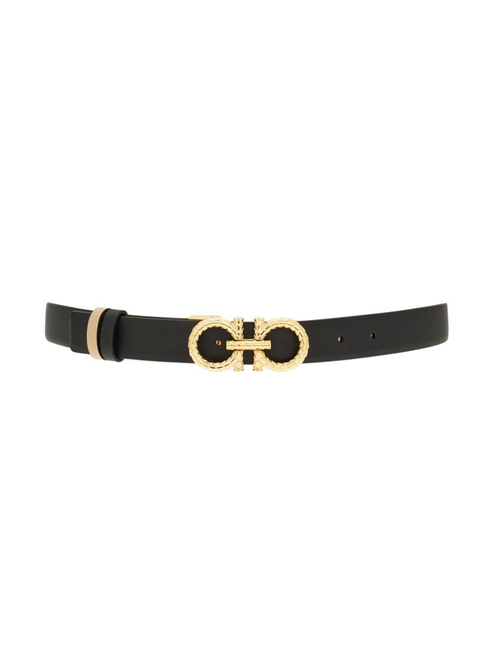reversible Gancini-buckle belt - 3