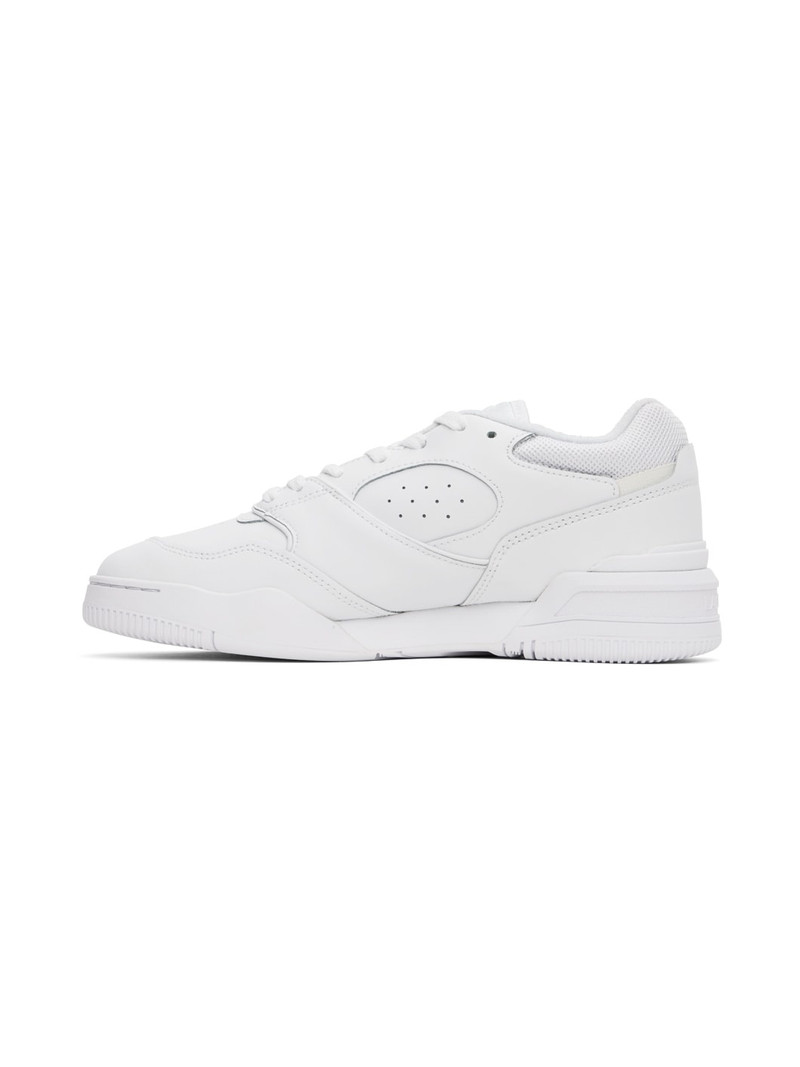 White Lineshot Signature Heel Sneakers 3