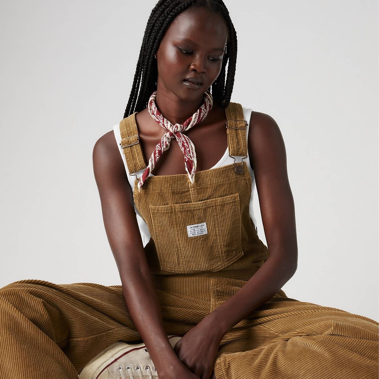 BAGGY CORDUROY WOMEN'S OVERALLS - 6