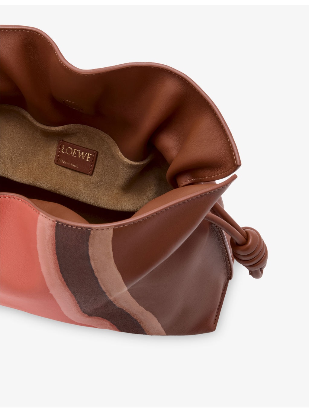 Flamenco Medium Leather Clutch Bag - 8