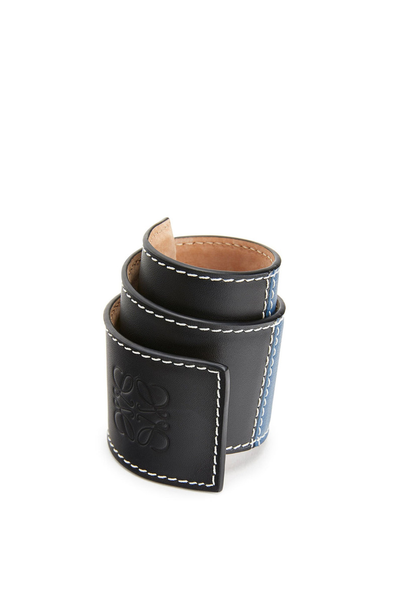 Big slap bracelet in smooth calfskin 1