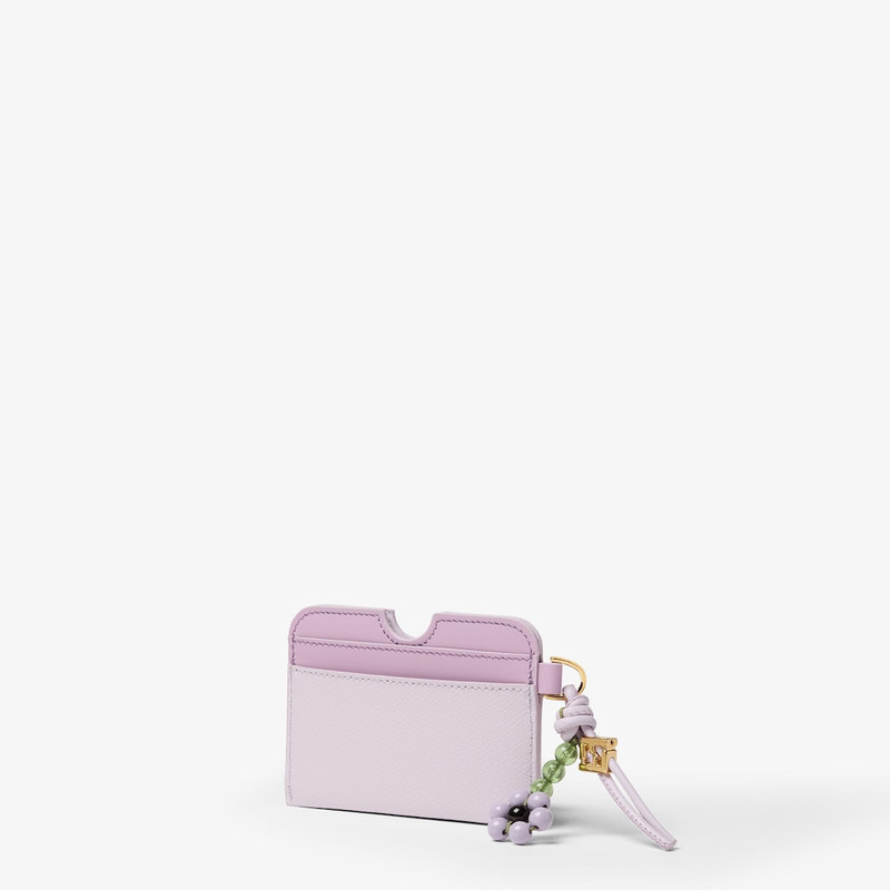 FF Diamonds Card Case Lilac leather card case 3