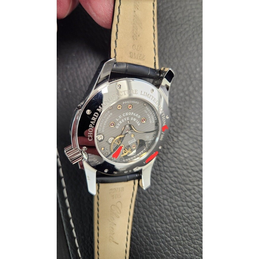 Chopard L.U.C. Tourbillon Black Dial Men's Watch 161917-1001 - 5