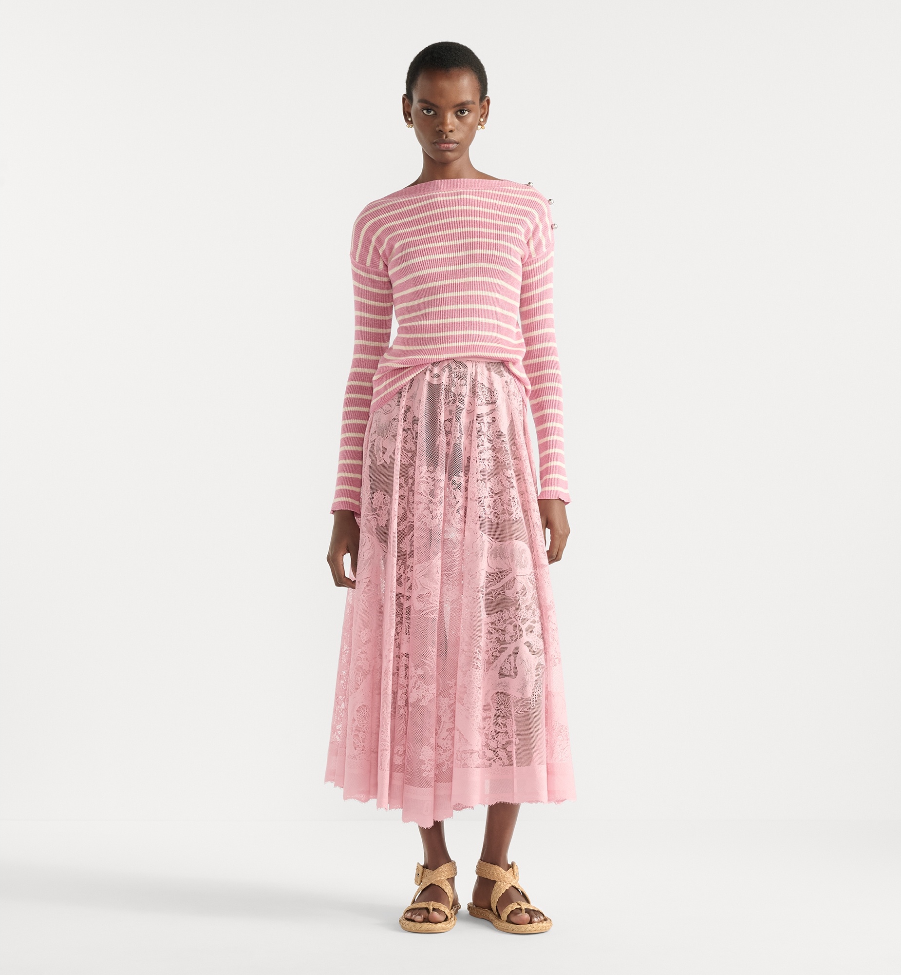 Dior Dioriviera Mid-Length Flared Skirt | REVERSIBLE