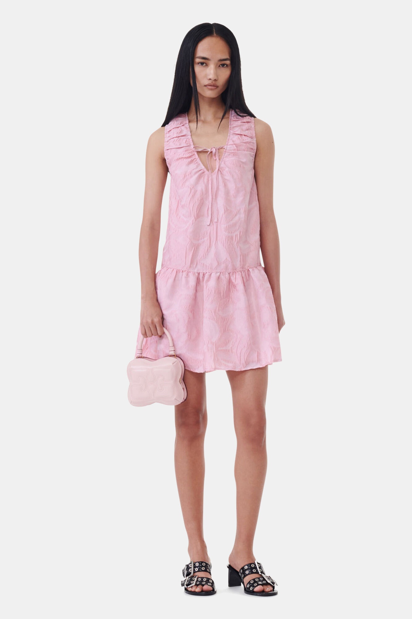 PINK SMALL BUTTERFLY CROSSBODY BAG - 4