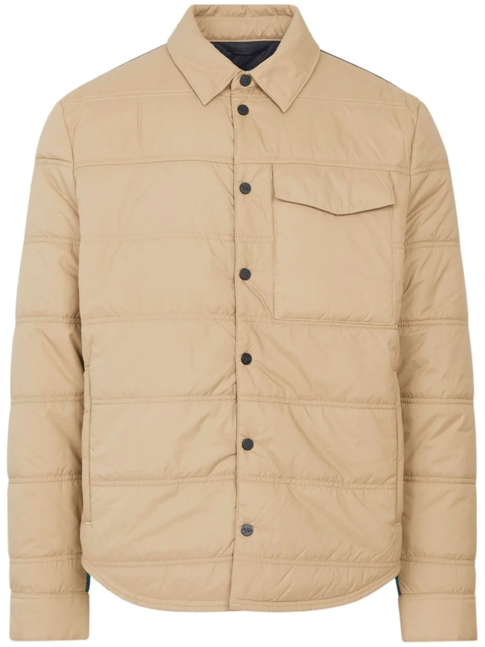 Loge Peak quilted shirt jacket - 1