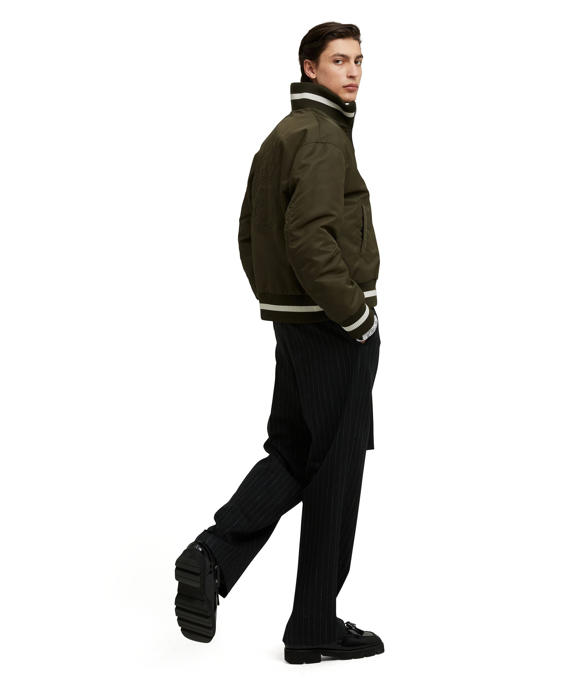 Padded "Cordura Nylon" bomber jacket - 5