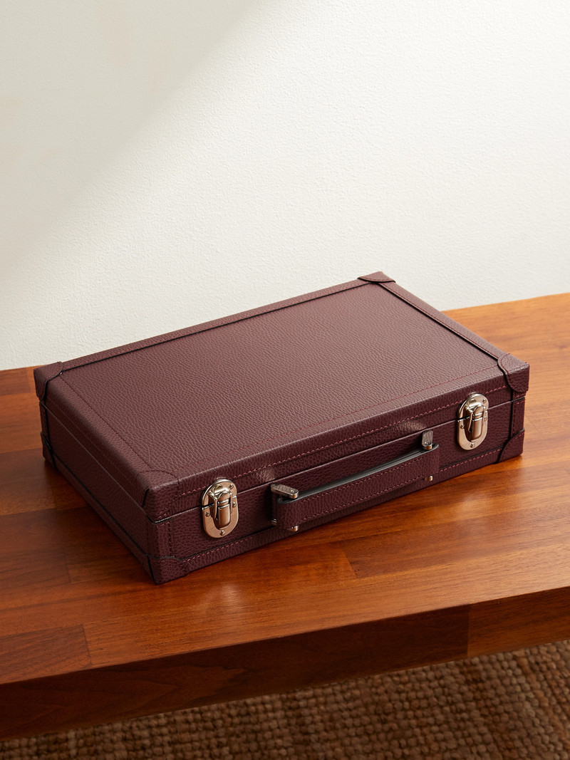 Large Full-Grain Leather Collector's Case 4