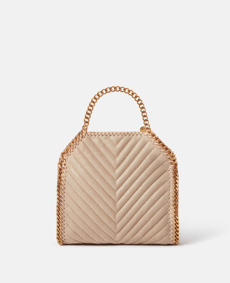 Stella McCartney Falabella Chevron Quilted Mini Tote Bag outlook