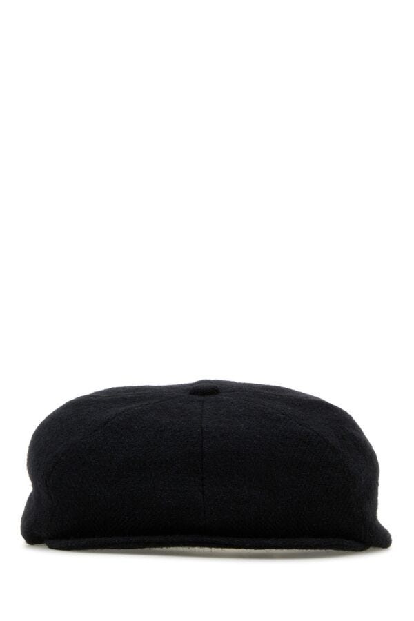 Black gabardine hat - 1