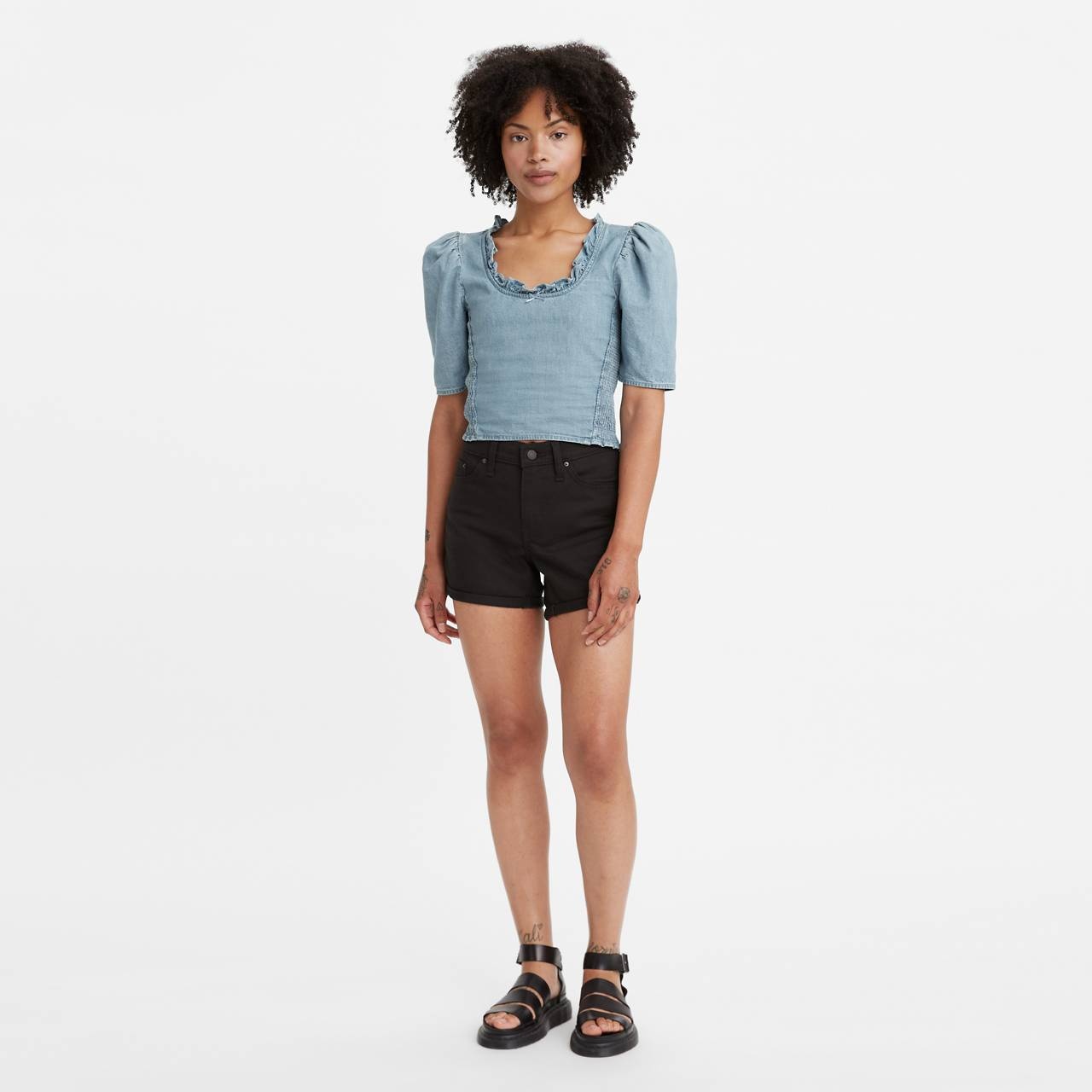 MID LENGTH WOMEN'S SHORTS - 2