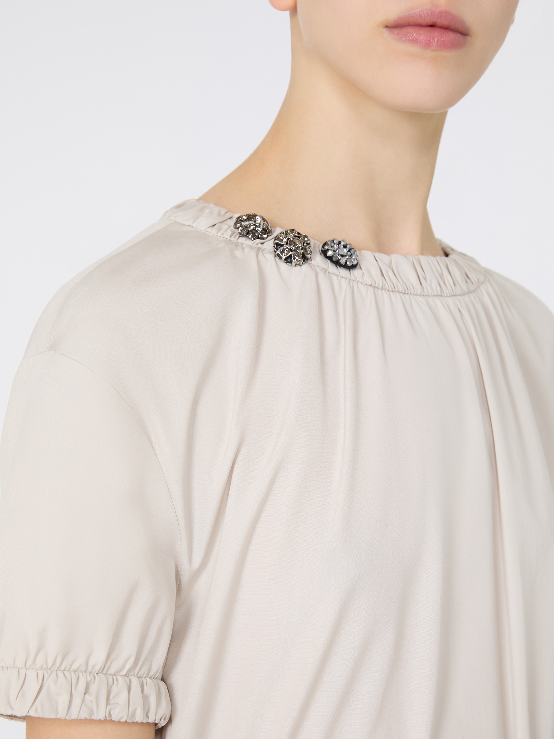 TERRY Cotton poplin dress - 6