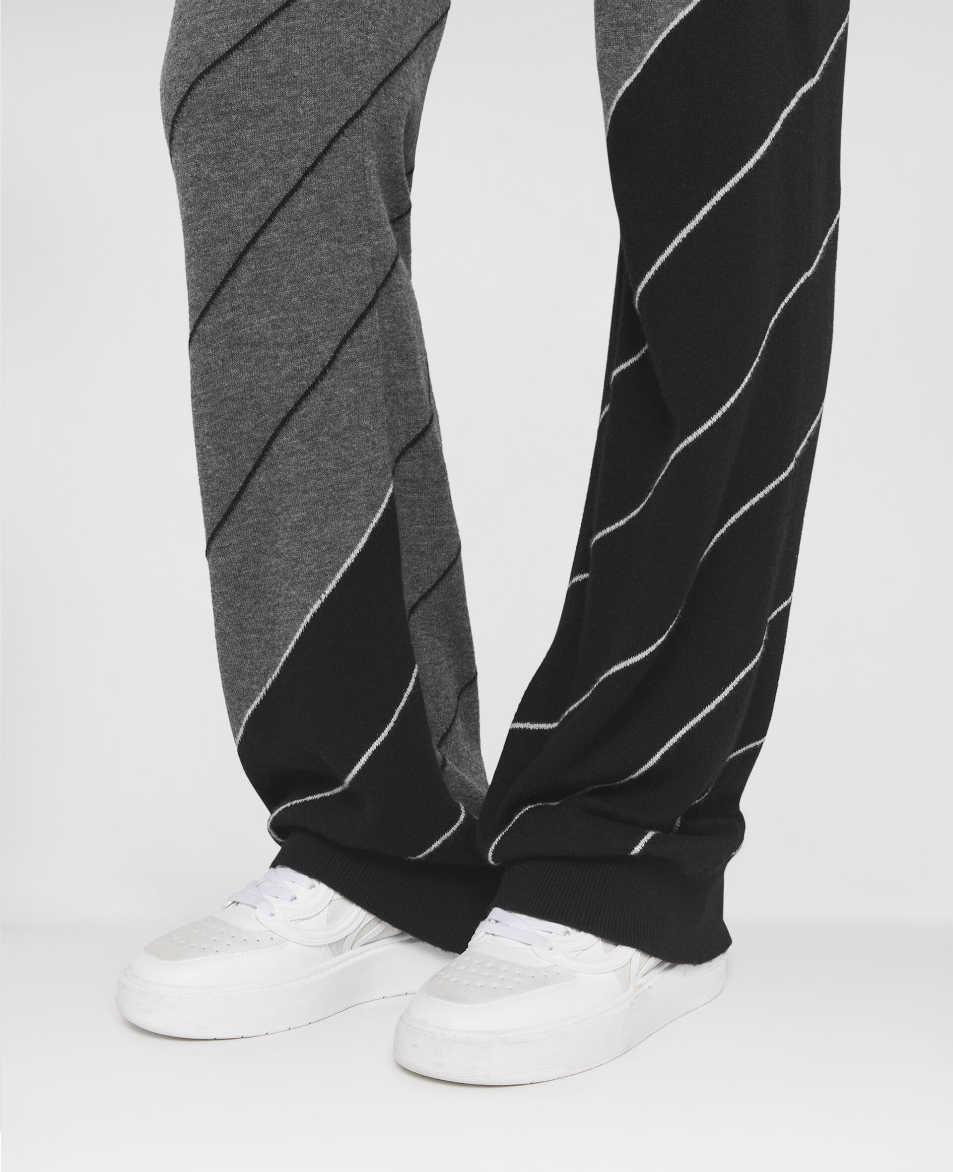 Stella by Stella 3D Stripes Wool Trousers - 5