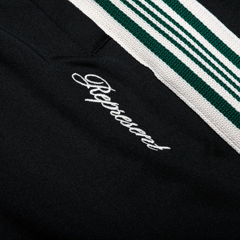TAPED TRACK PANT - JET BLACK 3