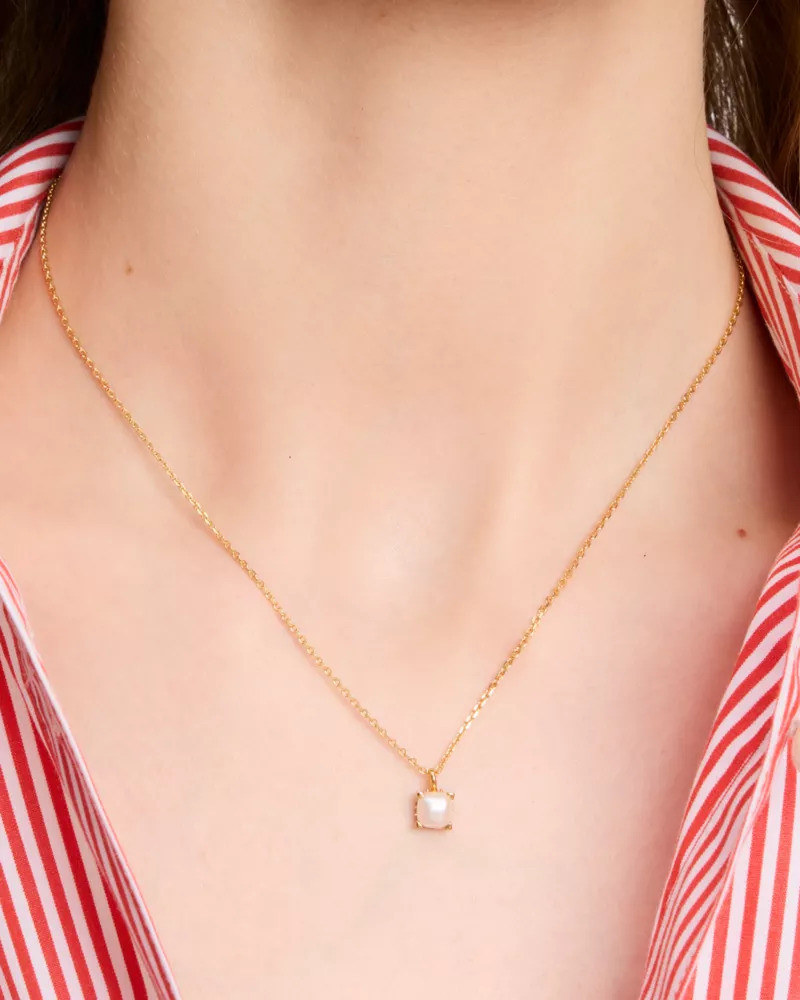 kate spade Little Luxuries 6mm Square Pendant outlook