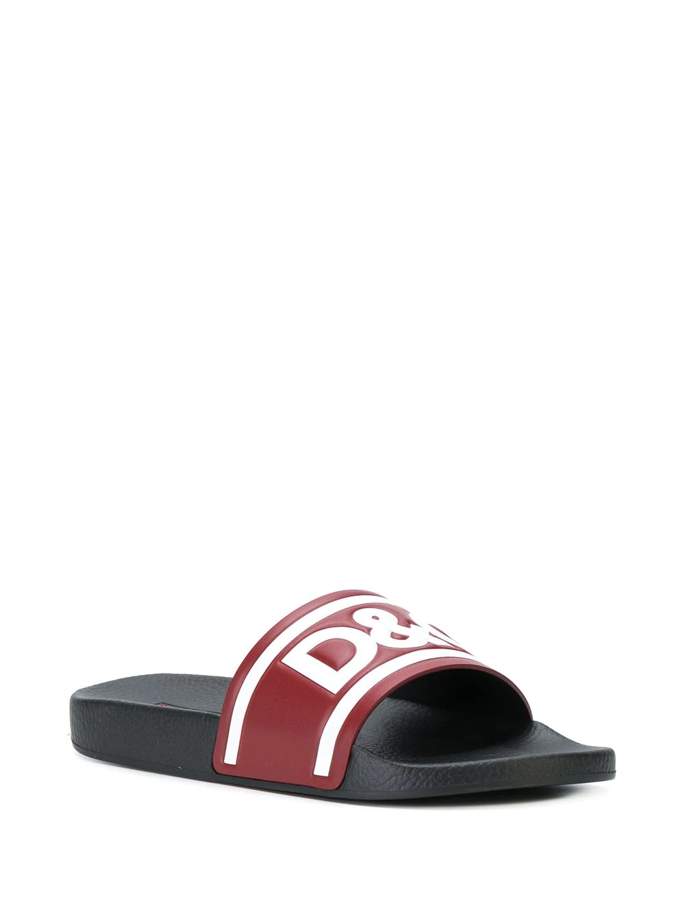 logo slide sandals - 2