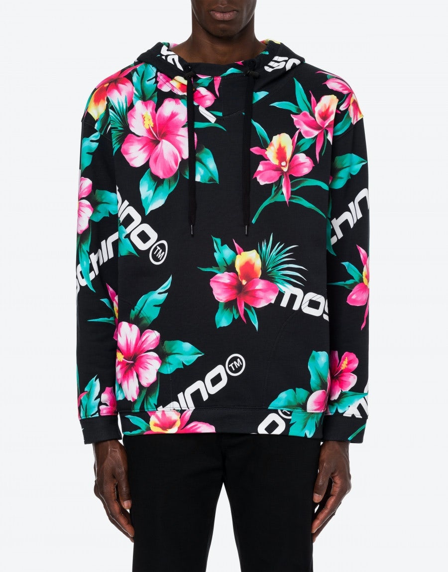 HIBISCUS PRINT HOODIE - 2