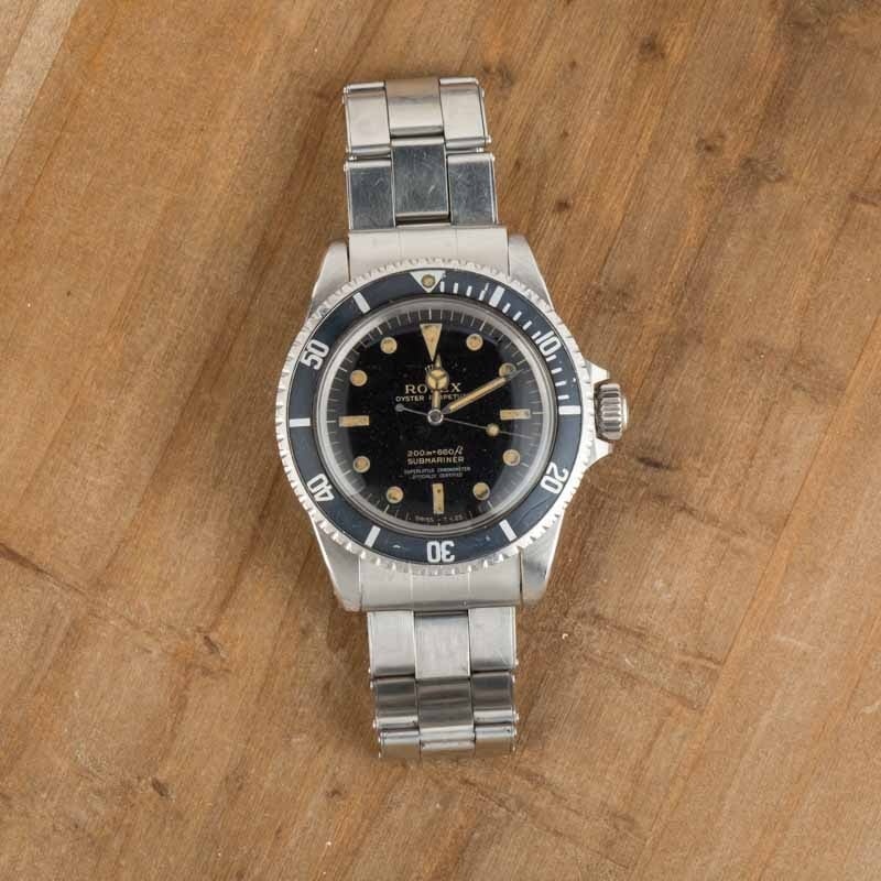 Vintage Rolex Submariner Ref 5512 Stainless Steel - 9
