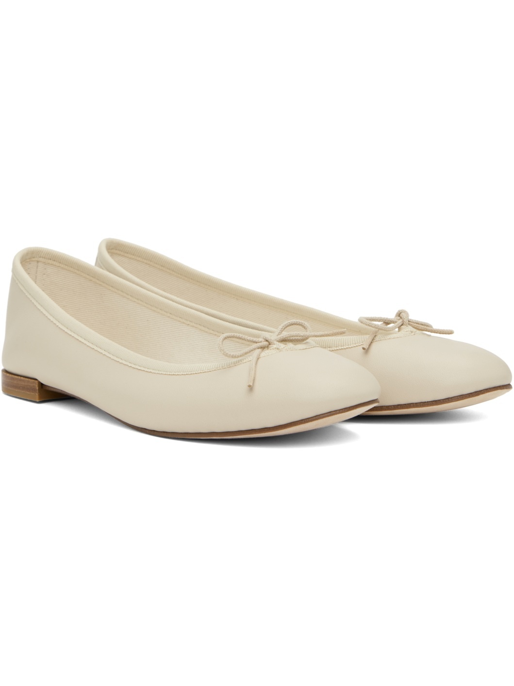 Beige Cendrillon Ballerina Flats - 4