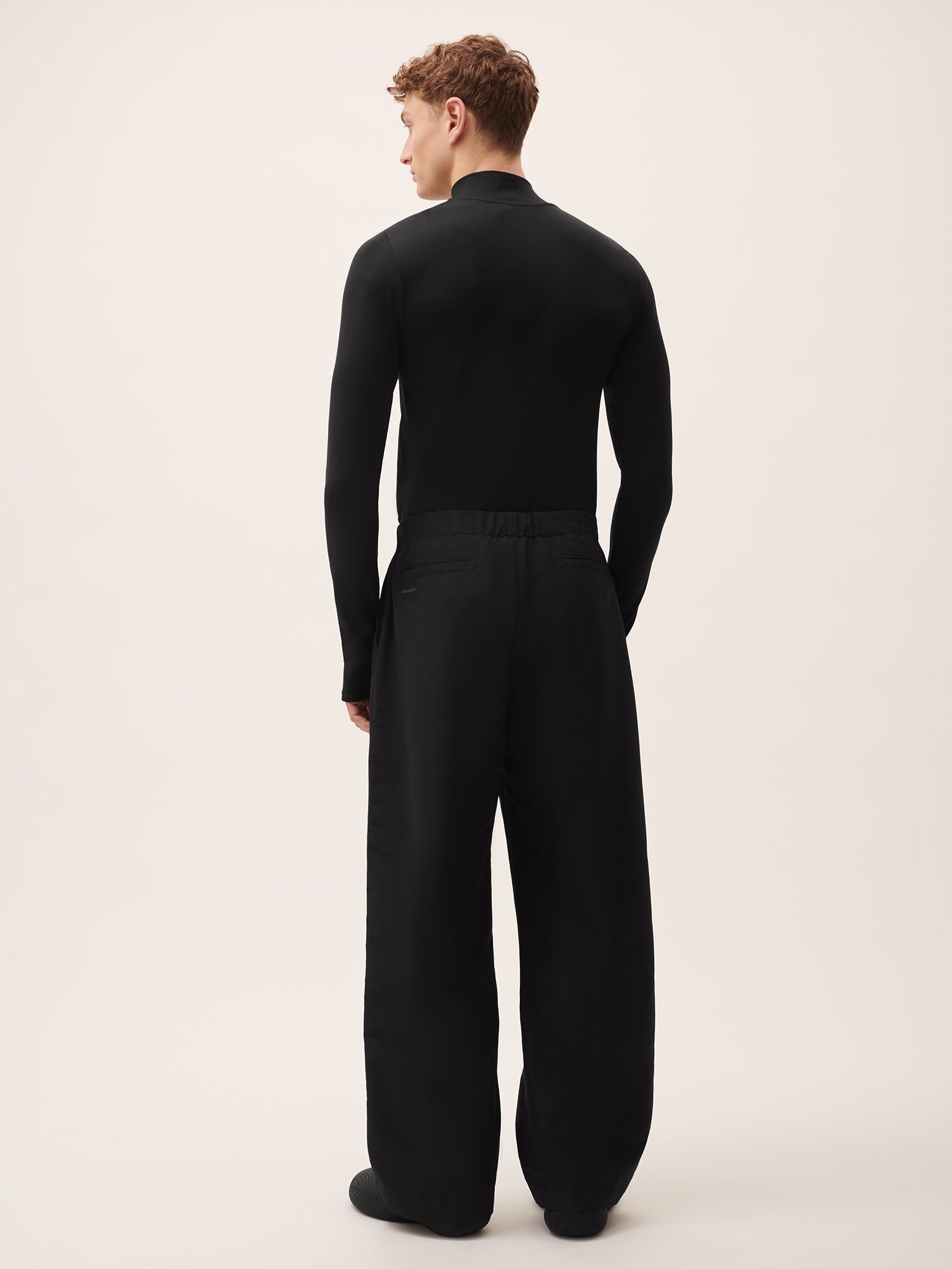 Men's (gaia)PLNT Nylon Straight Leg Track Pants - Black - 4