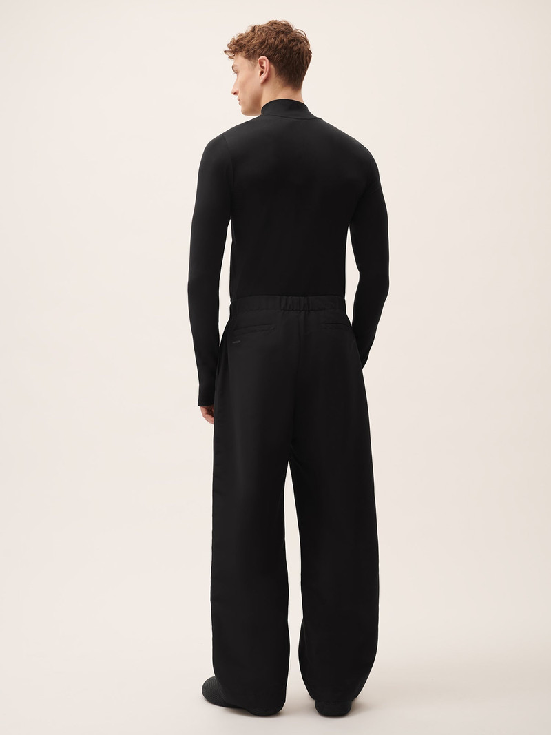 Men's (gaia)PLNT Nylon Straight Leg Track Pants - Black 4