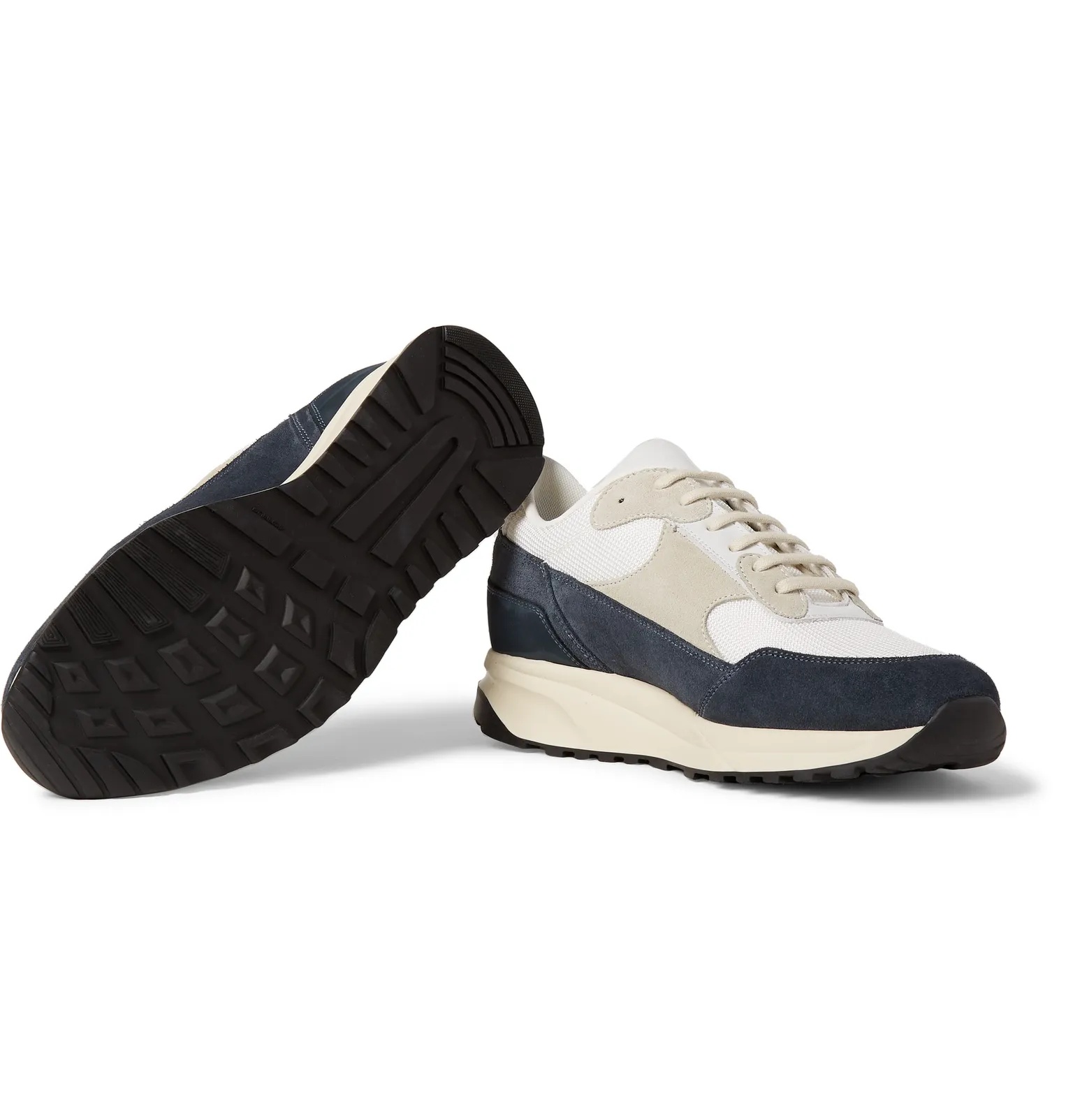 Track Classic Nubuck, Suede and Mesh Sneakers - 3