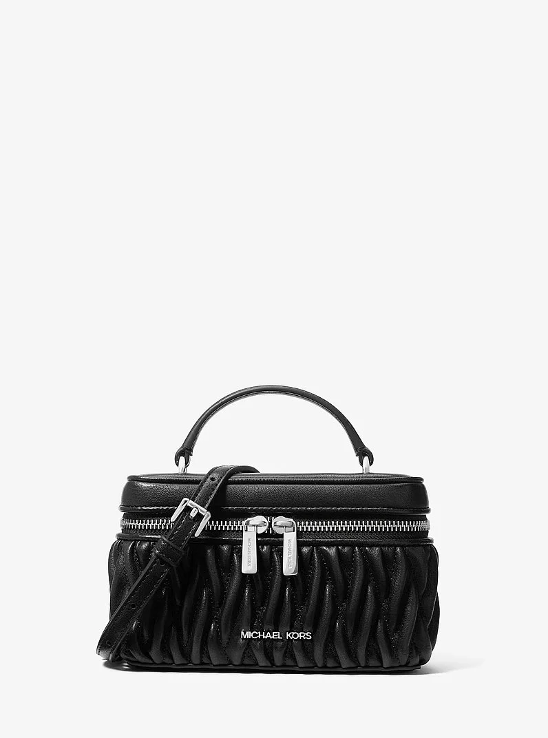 Vivi Small Matelassé Burnished Vanity Crossbody Bag - 1