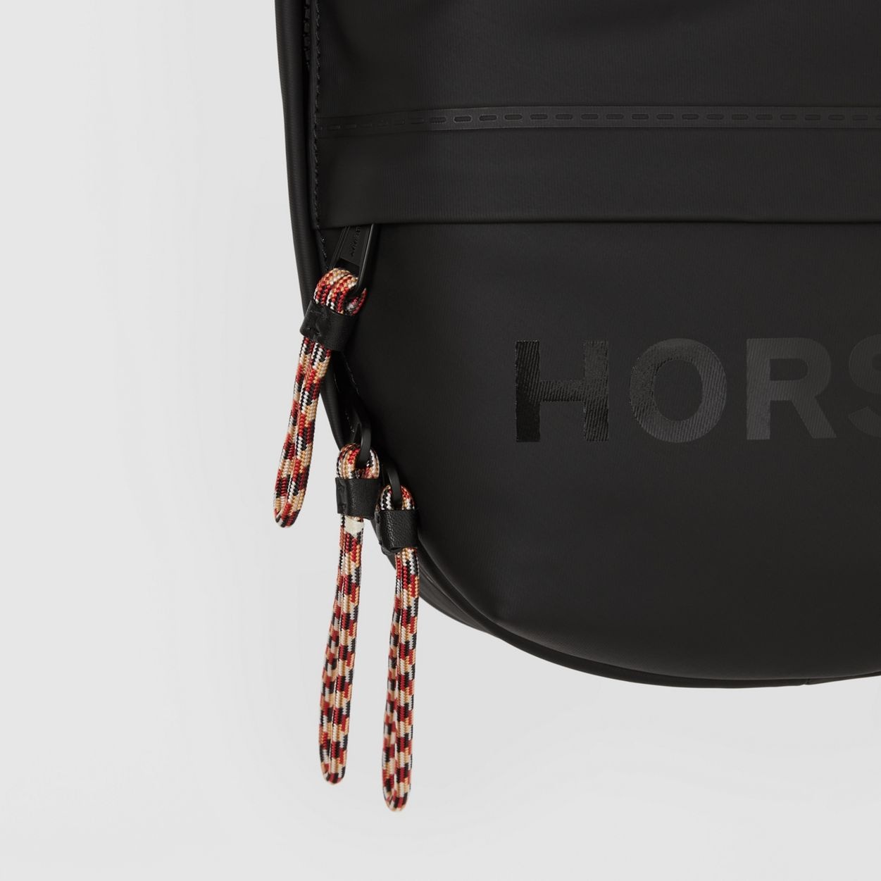 Horseferry Print Coated Canvas Backpack - 10