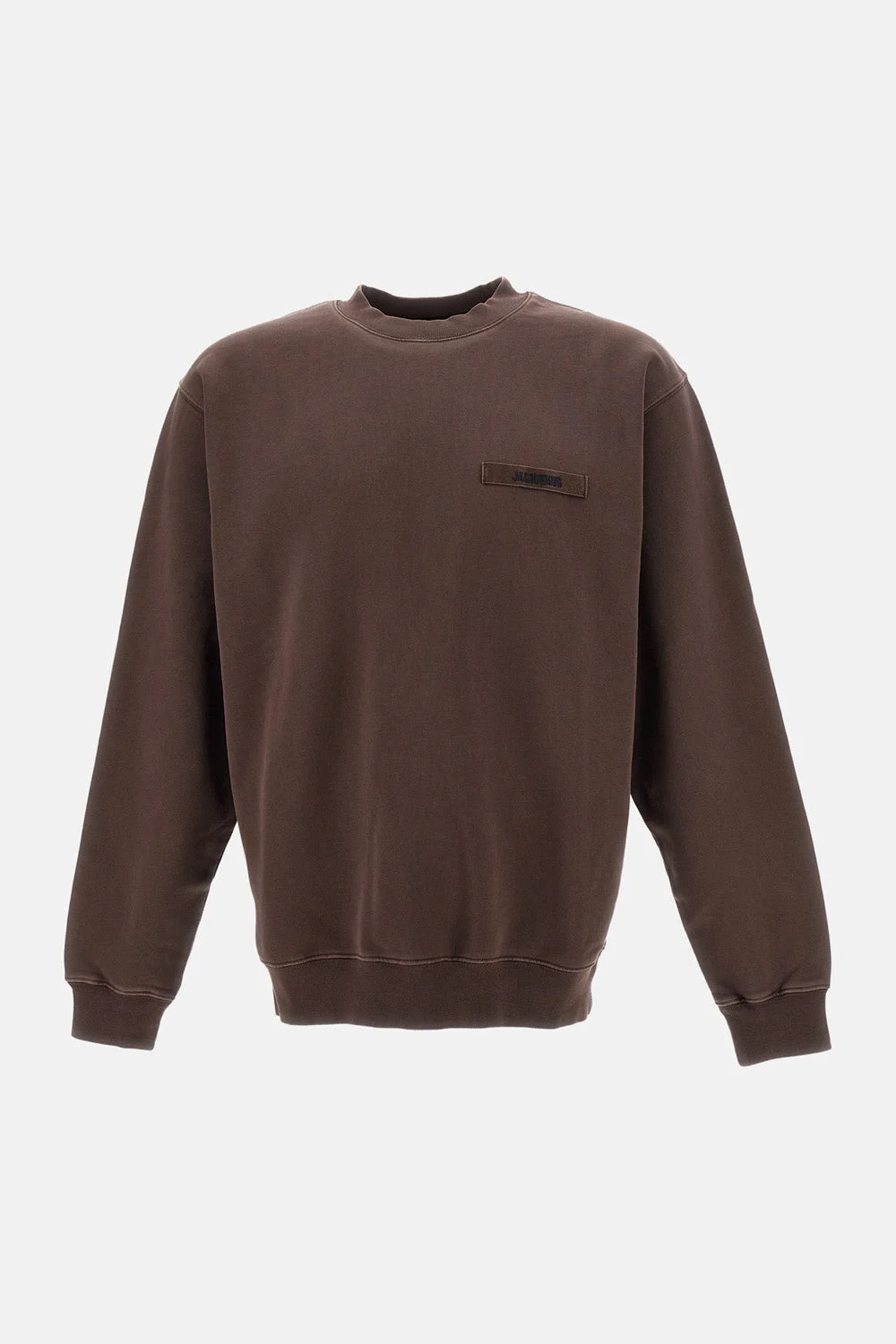 CREWNECK SWEATSHIRT IN GROS GRAIN - 1