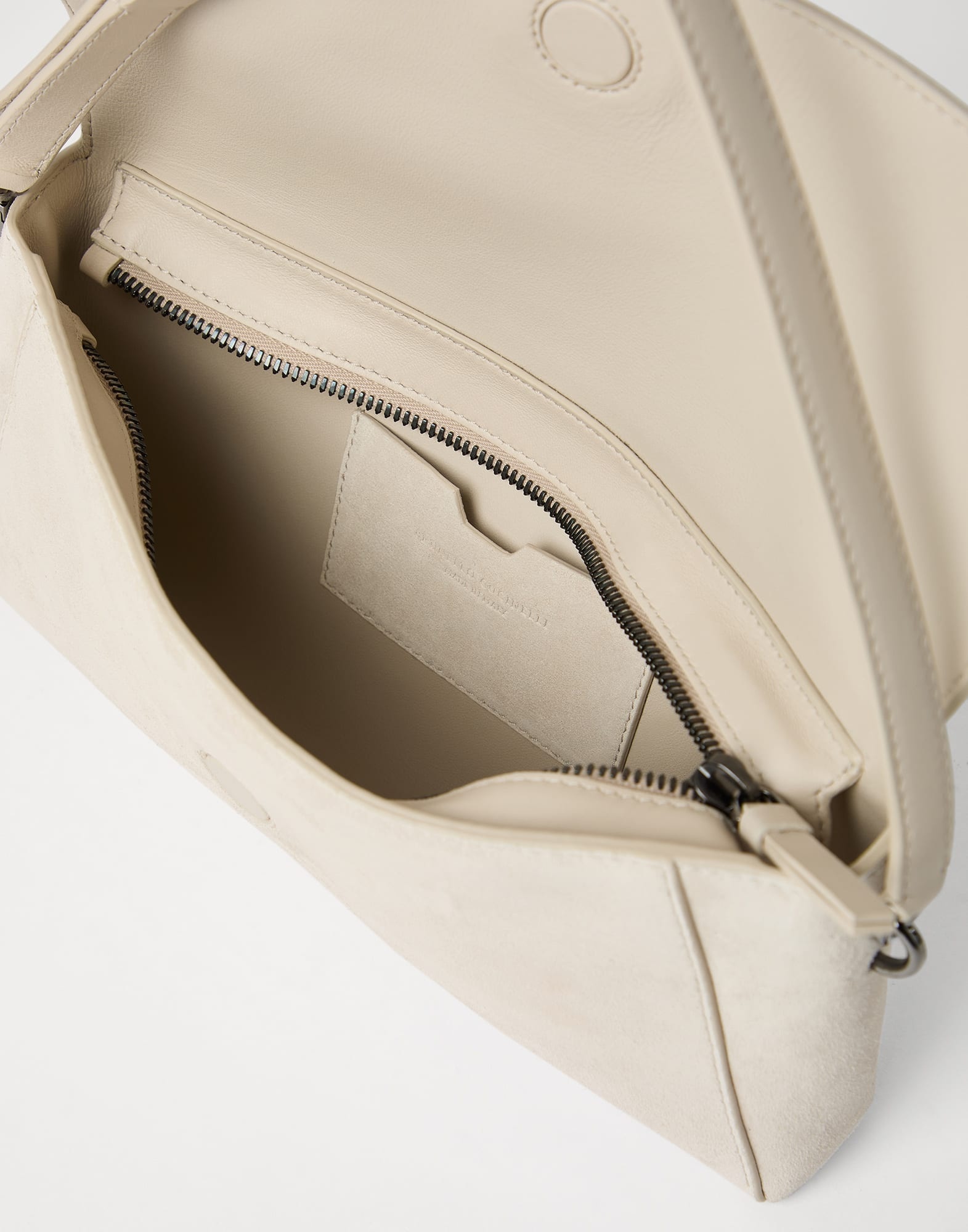 BC Duo clutch bag in suede with monili - 5