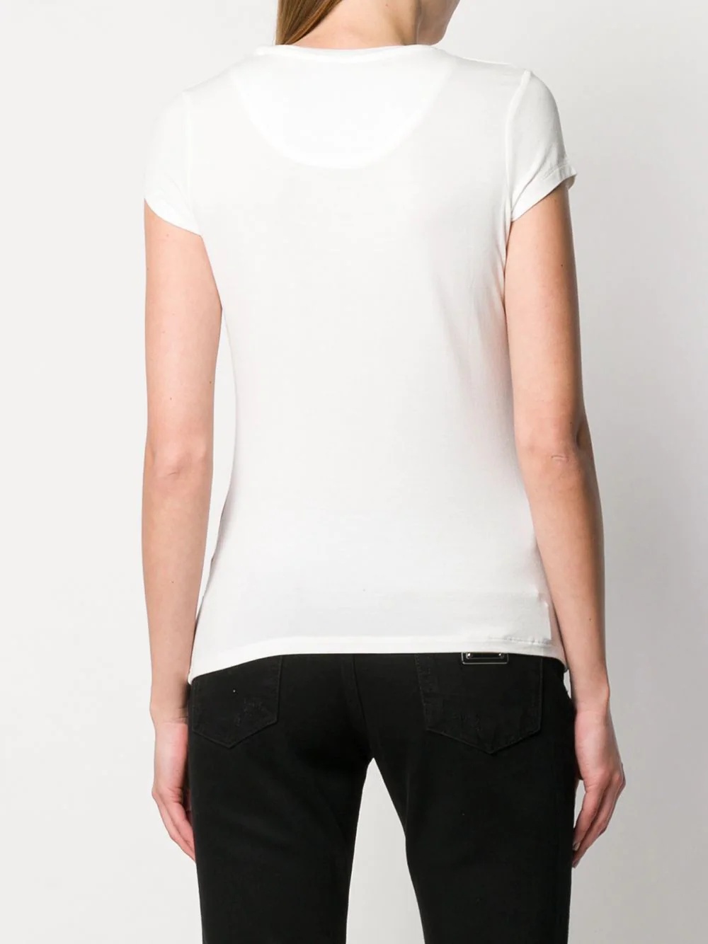 v-neck T-shirt - 4