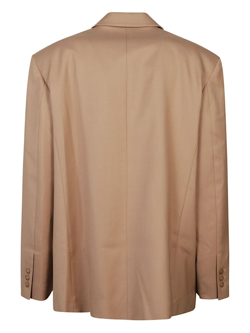 The Frankie Shop wrap-front blazer outlook