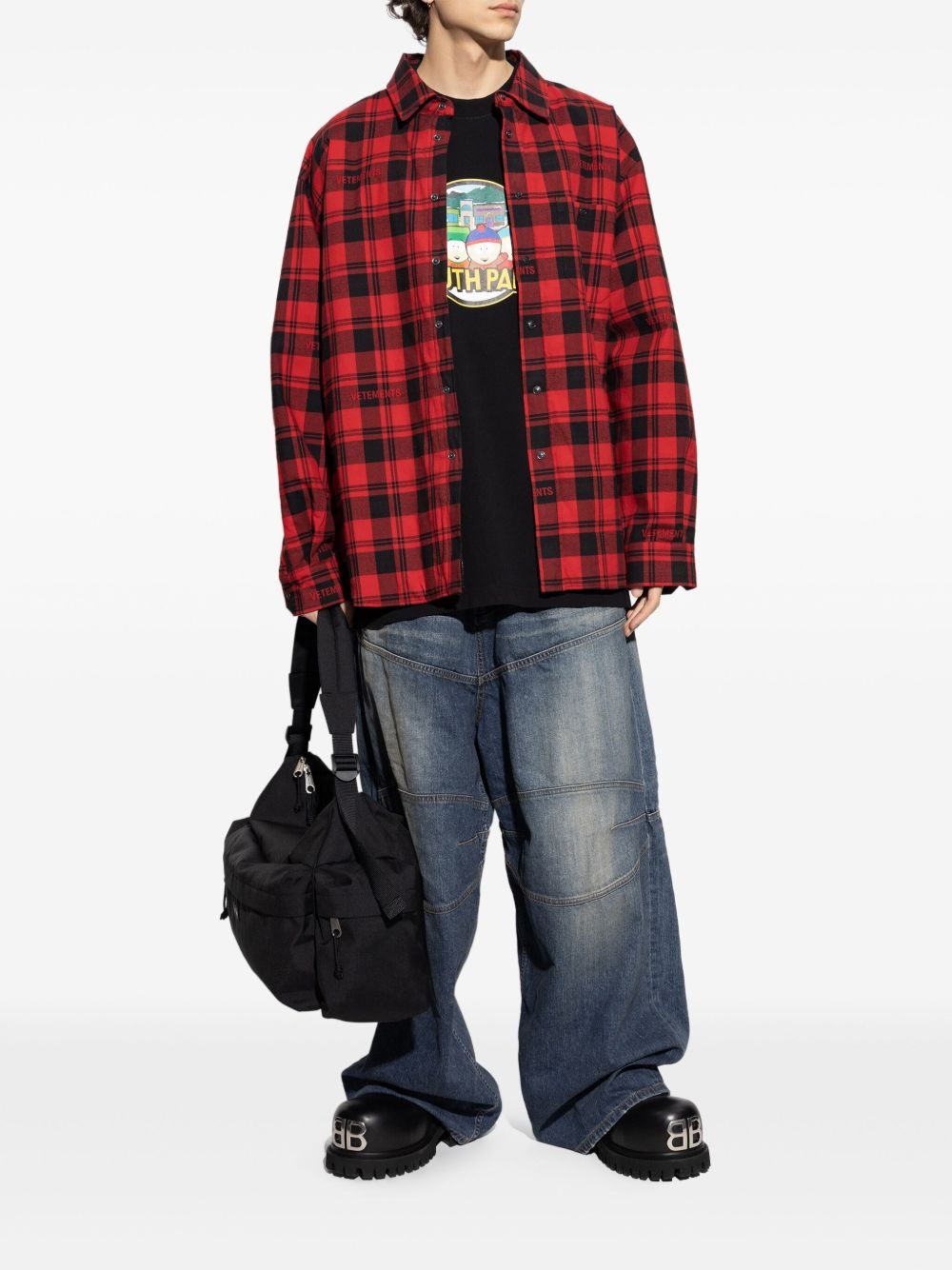 checked shirt - 2