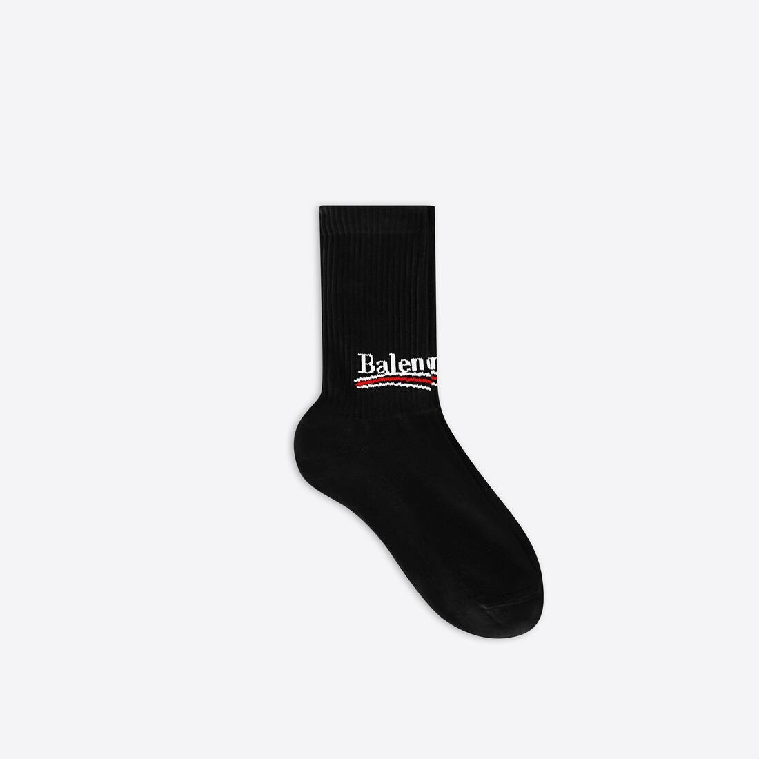 Men's Political Campaign Tennis Socks in Black - 1