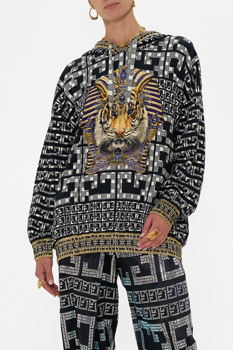 SILK HEM BAND BOYFRIEND HOODIE 5