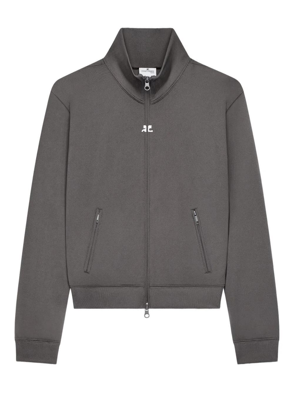 zip-up logo jacket - 1