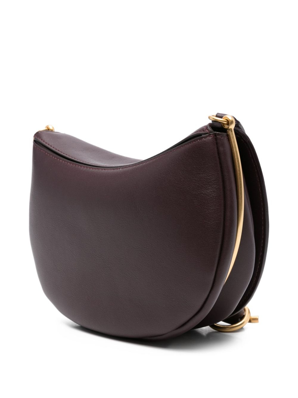 Kate crescent-shaped leather shoulder bag - 3