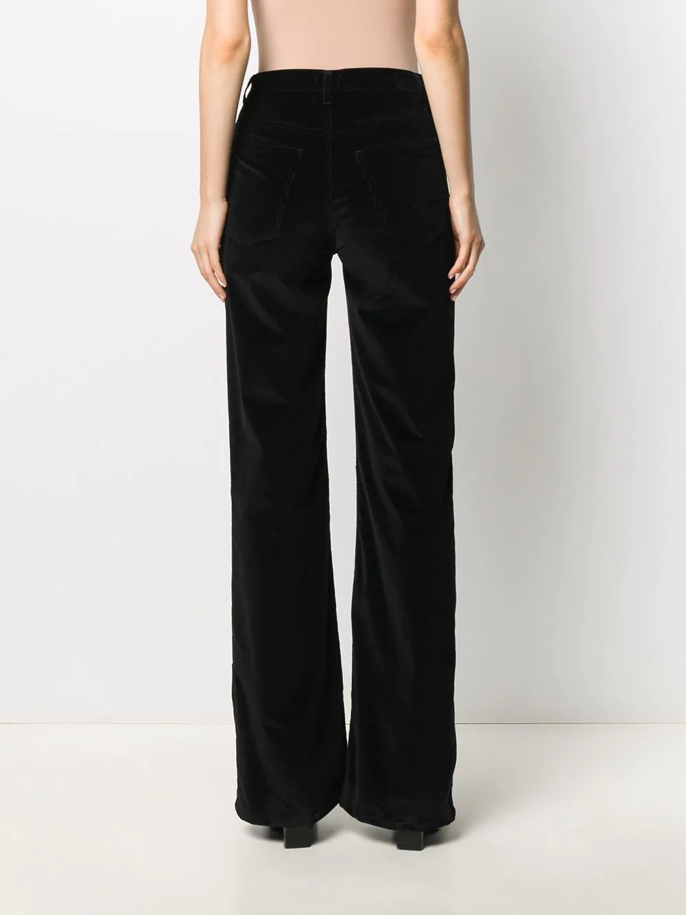   bootcut corduroy trousers   - 4