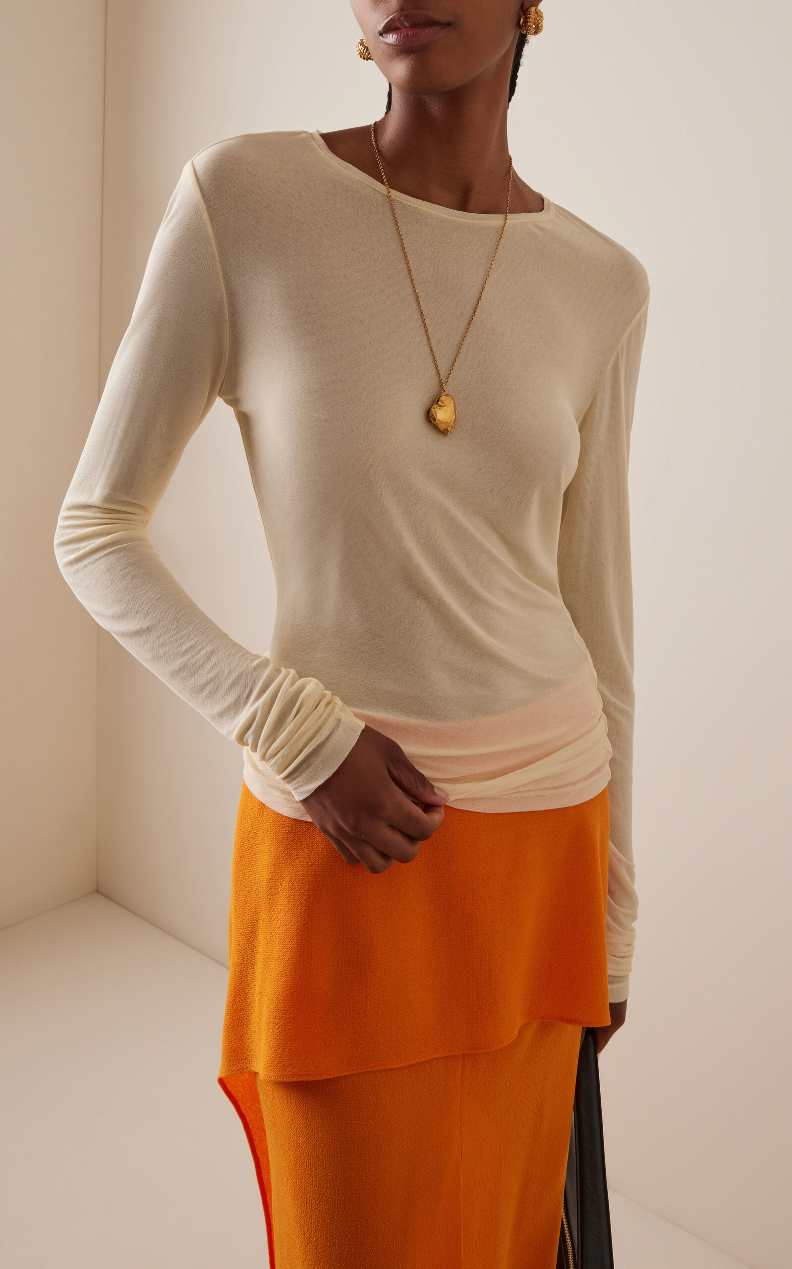 Rosalie Jersey Top yellow - 2