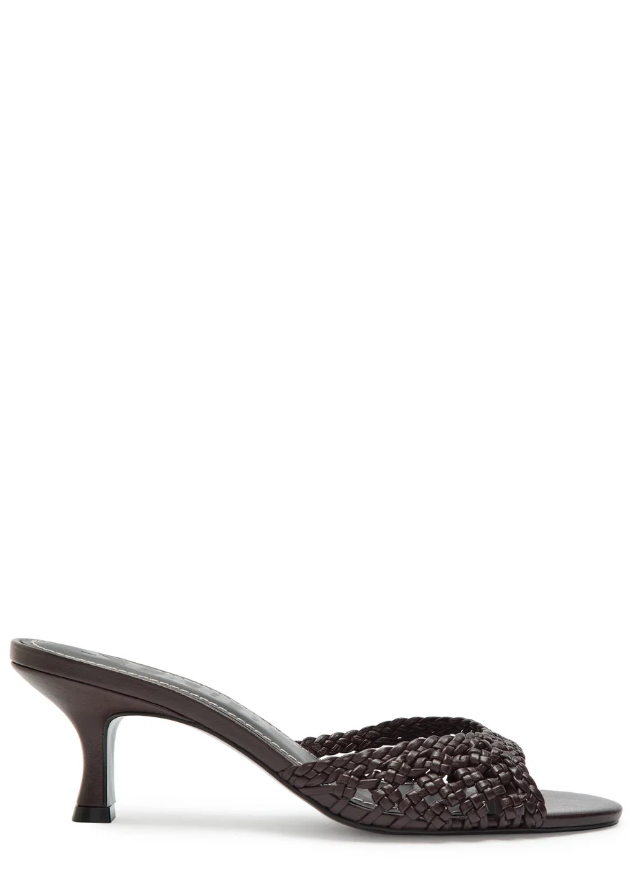 Staud Freja 60 Leather Mules - 1