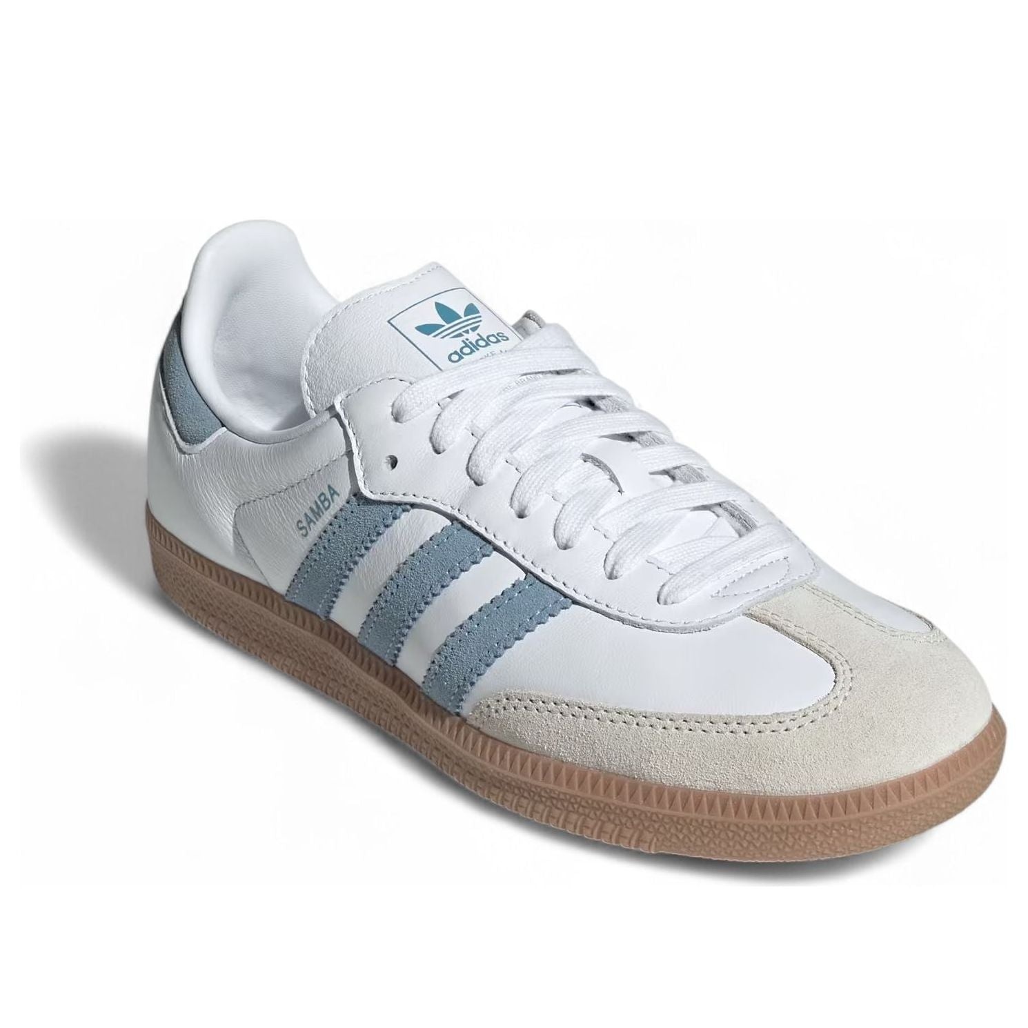 (WMNS) adidas Samba OG 'Cloud White Ash Blue' JS1391 - 3