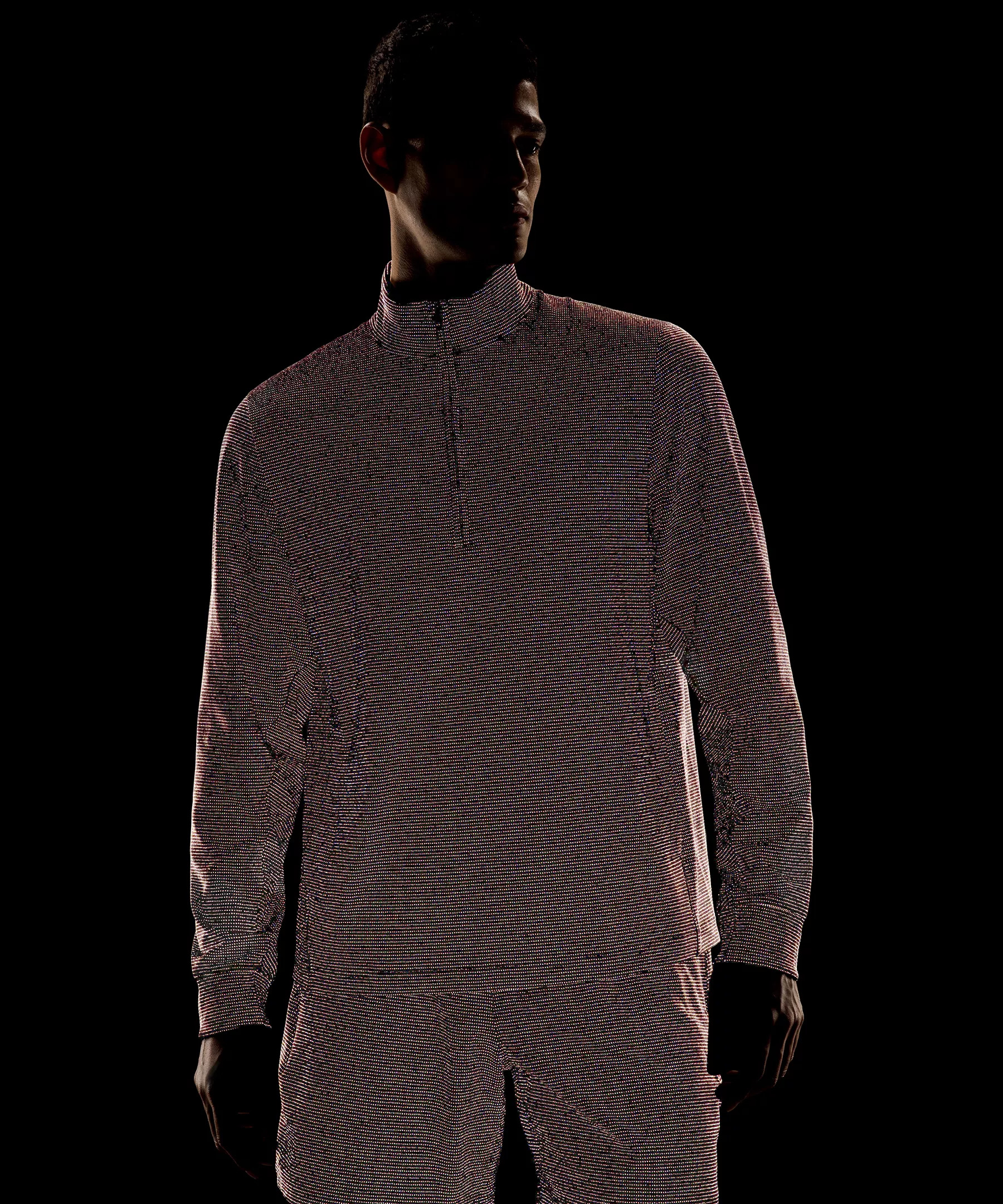 Reflective Knit Running Half Zip - 7