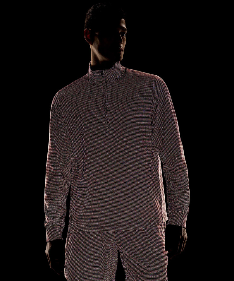 Reflective Knit Running Half Zip 7