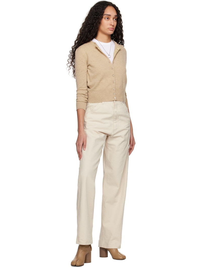 Maison Margiela Tan Tabi Ankle Boots outlook