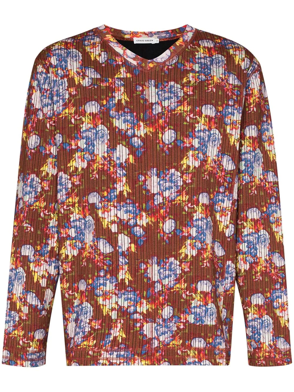 x Browns 50 vintage floral sweatshirt - 1